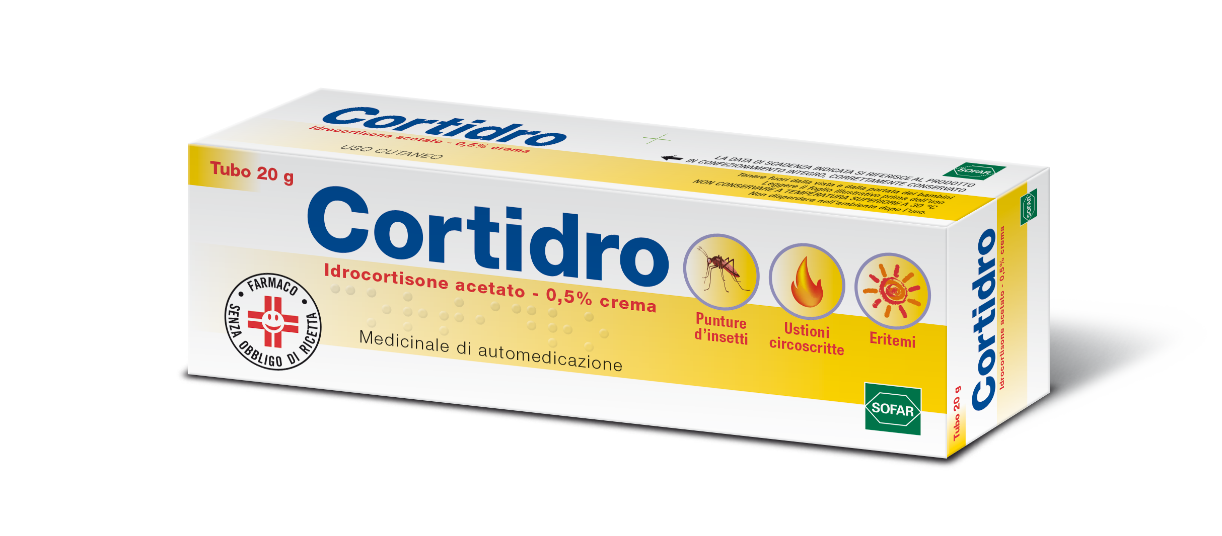Cortidro 0,5% crema idrocortisone acetato