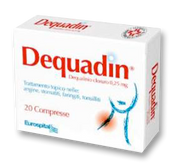 Dequadin 0,25 mg compresse  dequalinio cloruro