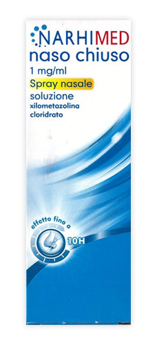 Narhimed naso chiuso 1 mg/ml spray nasale chiuso 1 mg/ml spray nasale, soluzione  xilometazolina cloridrato