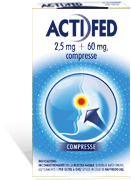 Actifed 2,5 mg + 60 mg compresse  triprolidina cloridrato; pseudoefedrina cloridrato