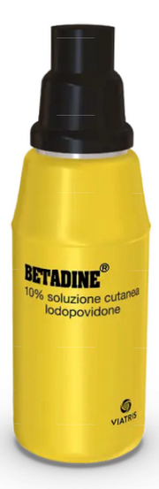 Betadine 10% soluzione cutanea  iodopovidone