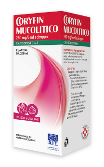 Coryfin mucolitico 250 mg/5 ml sciroppo  carbocisteina