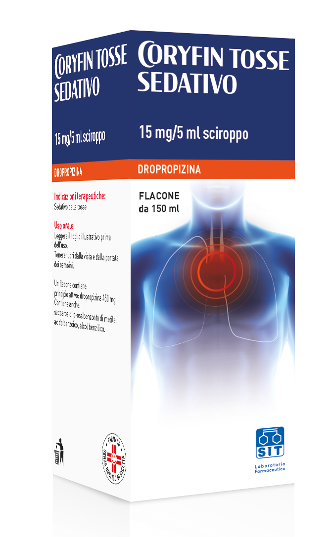 Domutussina  15 mg/5 ml sciroppo flacone 150 ml  dropropizina