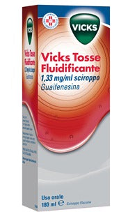 Vicks tosse fluidificante  200 mg/15 ml sciroppo  guaifenesina