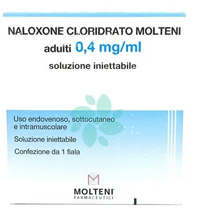 Naloxone cloridrato molteni adulti 0,4 mg/ml soluzione iniettabile  naloxone cloridrato molteni bambini 0,04 mg/2 ml soluzione iniettabile