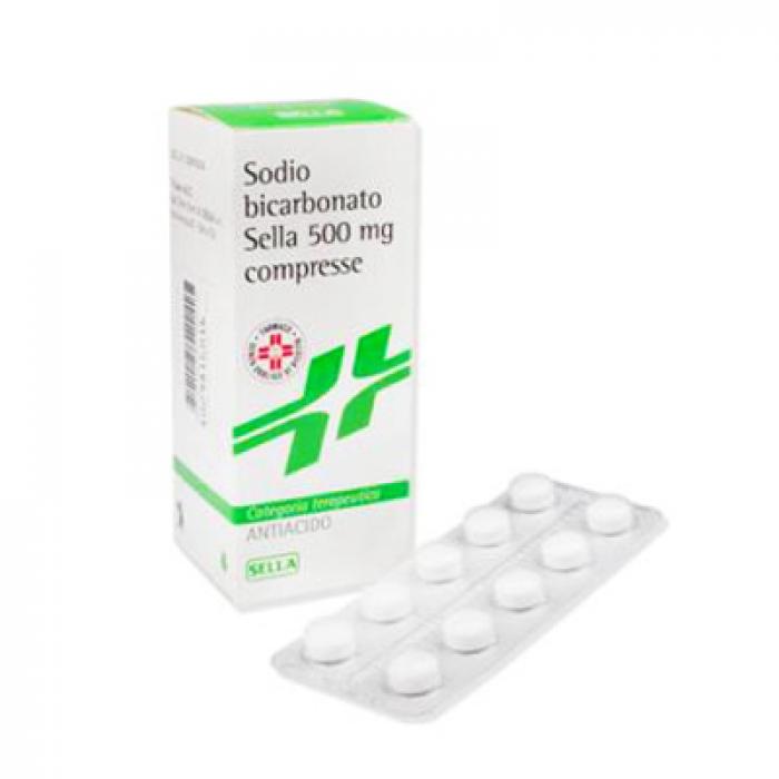 Sodio bicarbonato sella 500 mg compresse  sodio bicarbonato