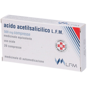 Acido acetilsalicilico l.f.m. 500 mg compresse  acido acetilsalicilico