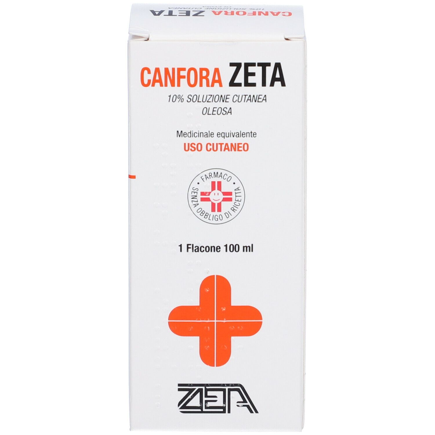 Canfora zeta 10 % soluzione cutanea idroalcolica  canfora zeta 10 % soluzione cutanea oleosa  canfora
