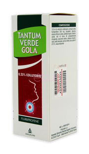 Tantum verde gola 250mg/100ml collutorio  flurbiprofene