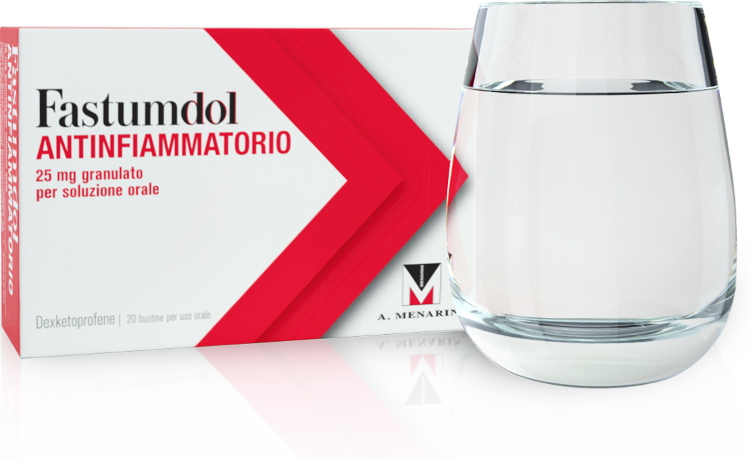 Fastumdol antinfiammatorio 25 mg granulato per soluzione orale  dexketoprofene