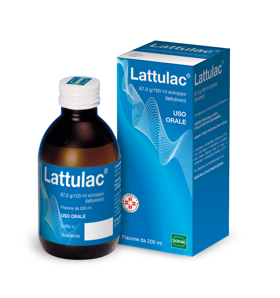 Lattulac 67,0 g/100 ml sciroppo  lattulosio