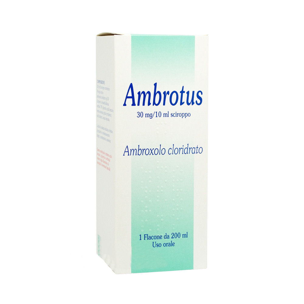 Ambrotus 30 mg/10 ml sciroppo flacone 200 ml  ambrotus 30 mg/10 ml sciroppo contenitori monodose 10 ml  ambroxolo cloridrato
