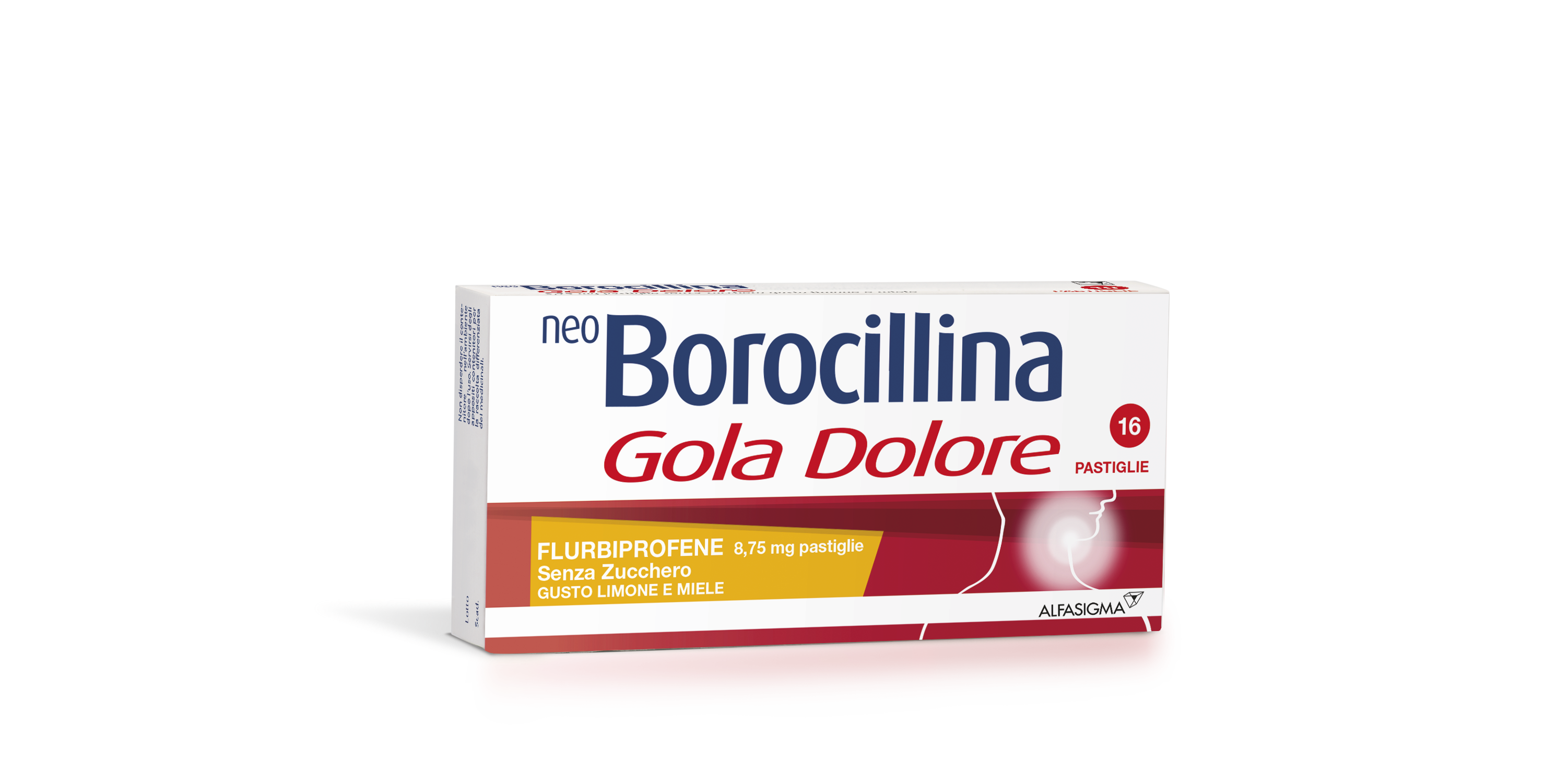Neoboro golado 8,75 mg pastiglie senza zucchero gusto limone e miele 16 pastiglie