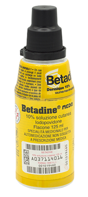 Betadine 10% soluzione cutanea  iodopovidone