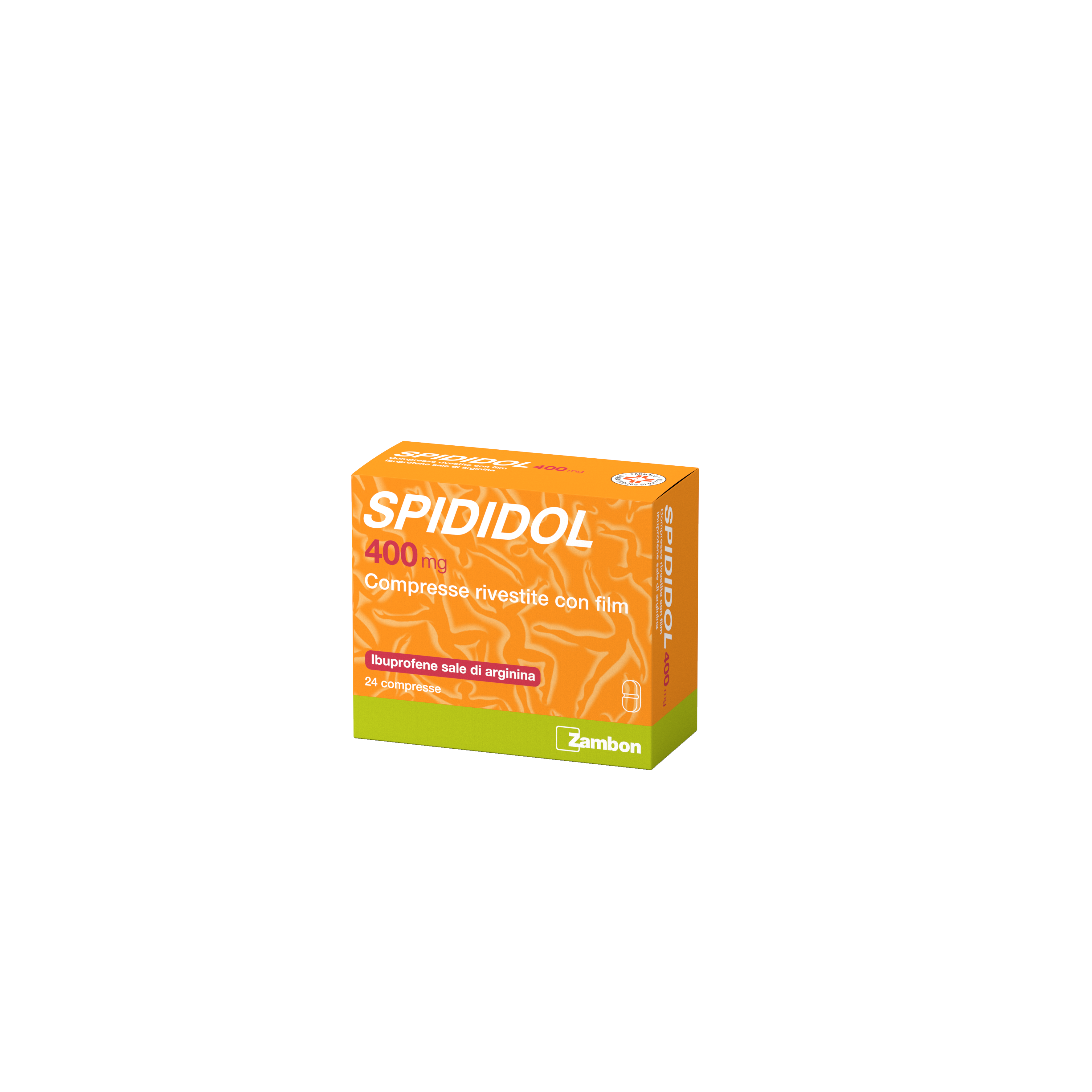 Spididol 400 mg compresse rivestite con film  spididol 400 mg granulato per soluzione orale gusto albicocca  ibuprofene sale di arginina