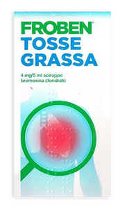 Froben tosse grassa 4 mg/5 ml sciroppo  bromexina cloridrato  medicinale equivalente