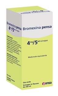 Bromexina pensa 4 mg/5 ml sciroppo  bromexina cloridrato  medicinale equivalente
