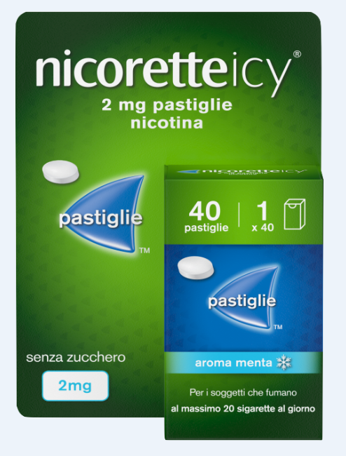 Nicoretteicy 40 pastiglie 2 mg