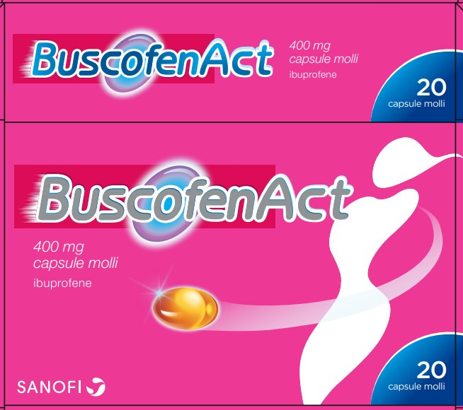 Buscofenact 400 mg capsule molli  ibuprofene