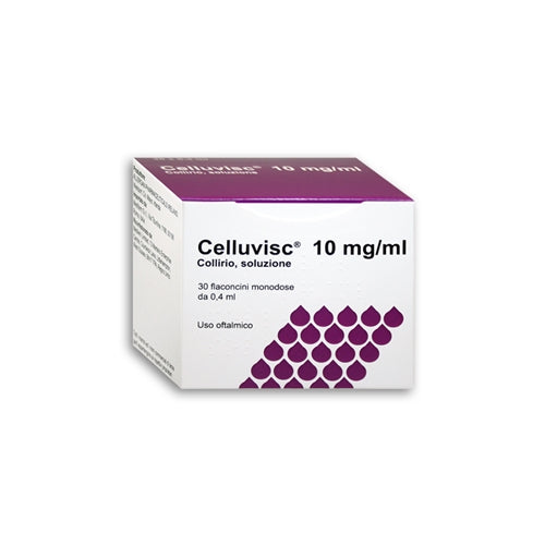 Celluvisc 10 mg/ml  collirio, soluzione