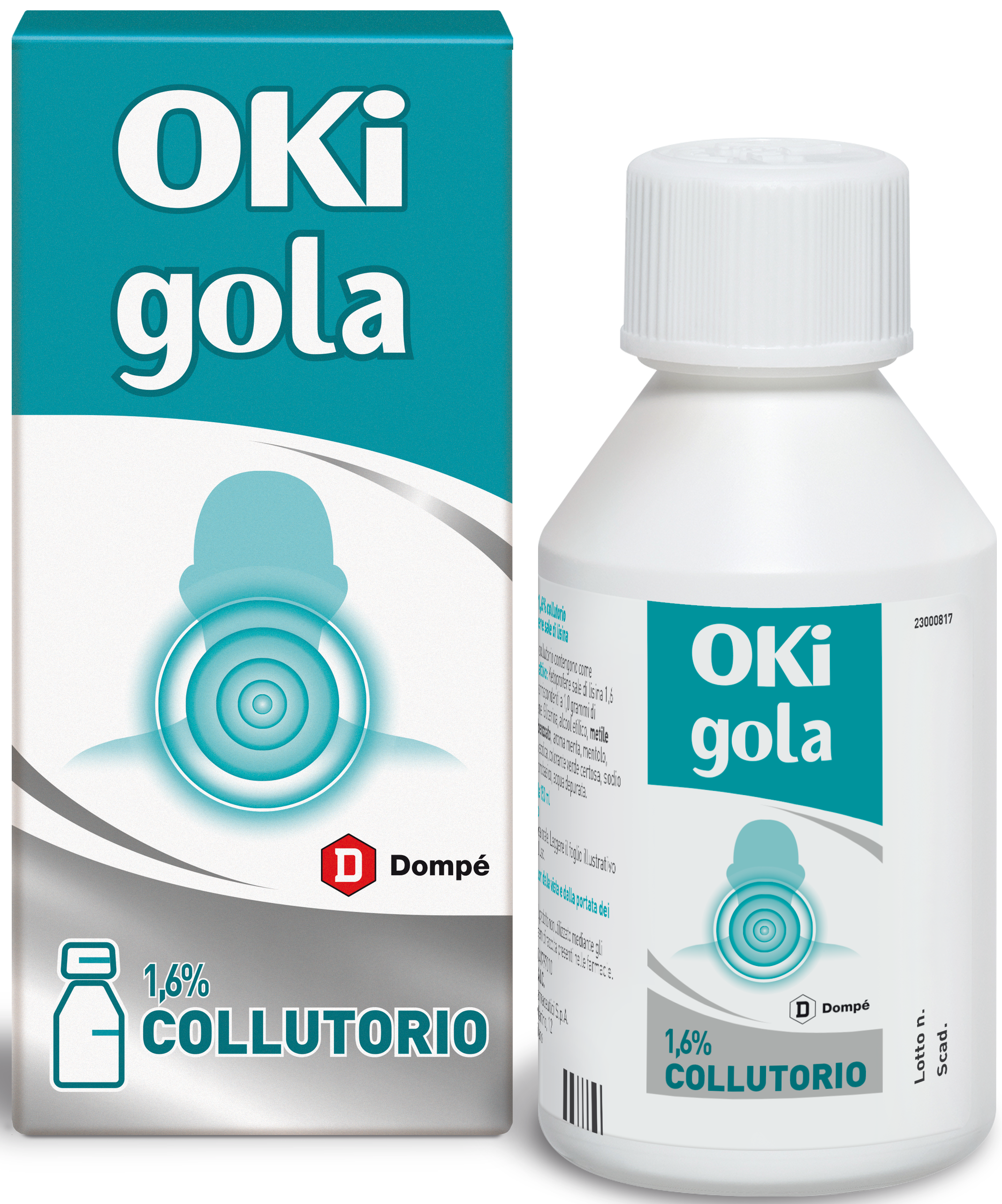 Oki gola 1,6% collutorio ketoprofene sale di lisina