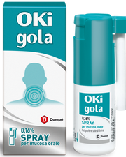 Oki gola 0,16% spray per mucosa orale ketoprofene sale di lisina