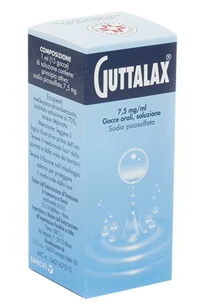 Guttalax 7,5 mg/ml gocce orali, soluzionesodio picosolfato