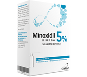 Minoxidil biorga 5%, soluzione cutanea  minoxidil