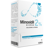 Minoxidil biorga 2%, soluzione cutaneaminoxidil