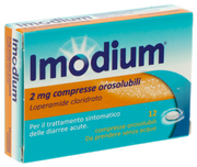 Imodium 2 mg compresse orosolubili  loperamide cloridrato