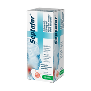Septafar 1,5 mg/ml + 5,0 mg/ml spray per mucosa orale, soluzione  benzidamina cloridrato/cetilpiridinio cloruro