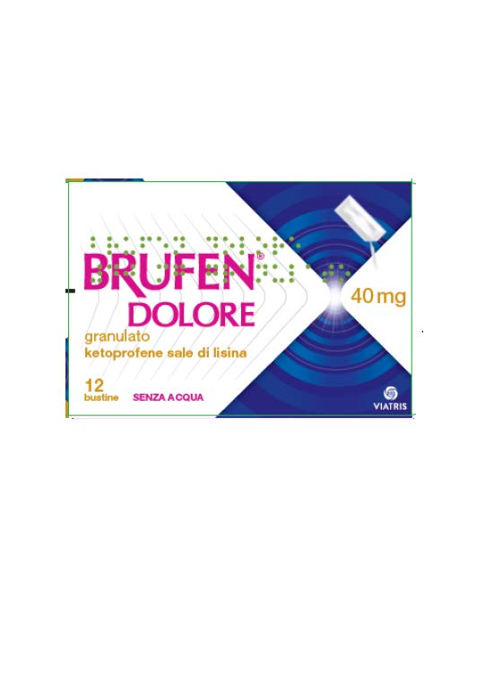 Brufen dolore 40 mg granulato  ketoprofene sale di lisina