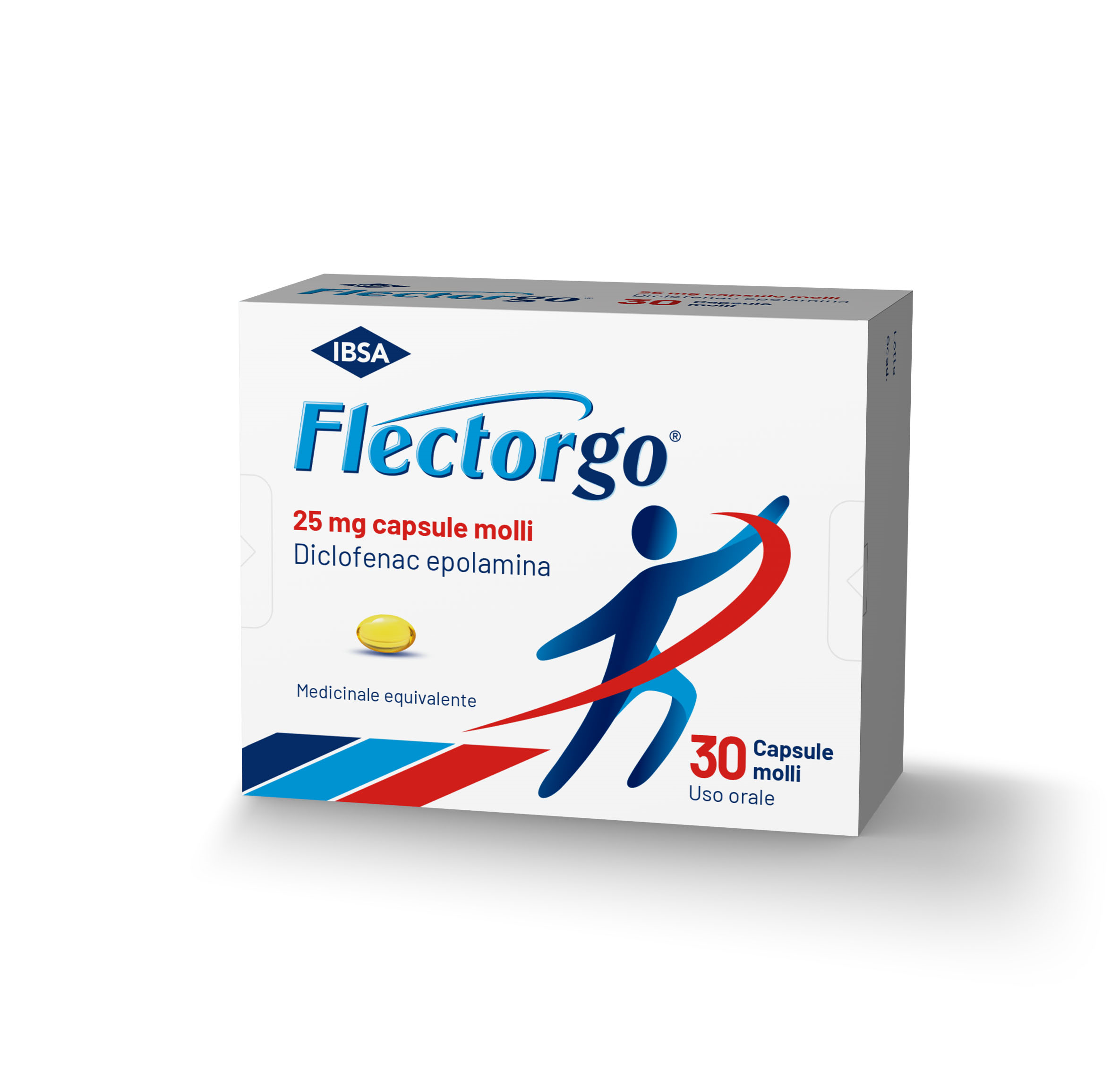Flectorgo 12,5 mg capsule molli flectorgo 25 mg capsule molli diclofenac epolamina  medicinale equivalente