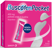 Buscofenpocket 400 mg polvere orale in bustina  ibuprofene