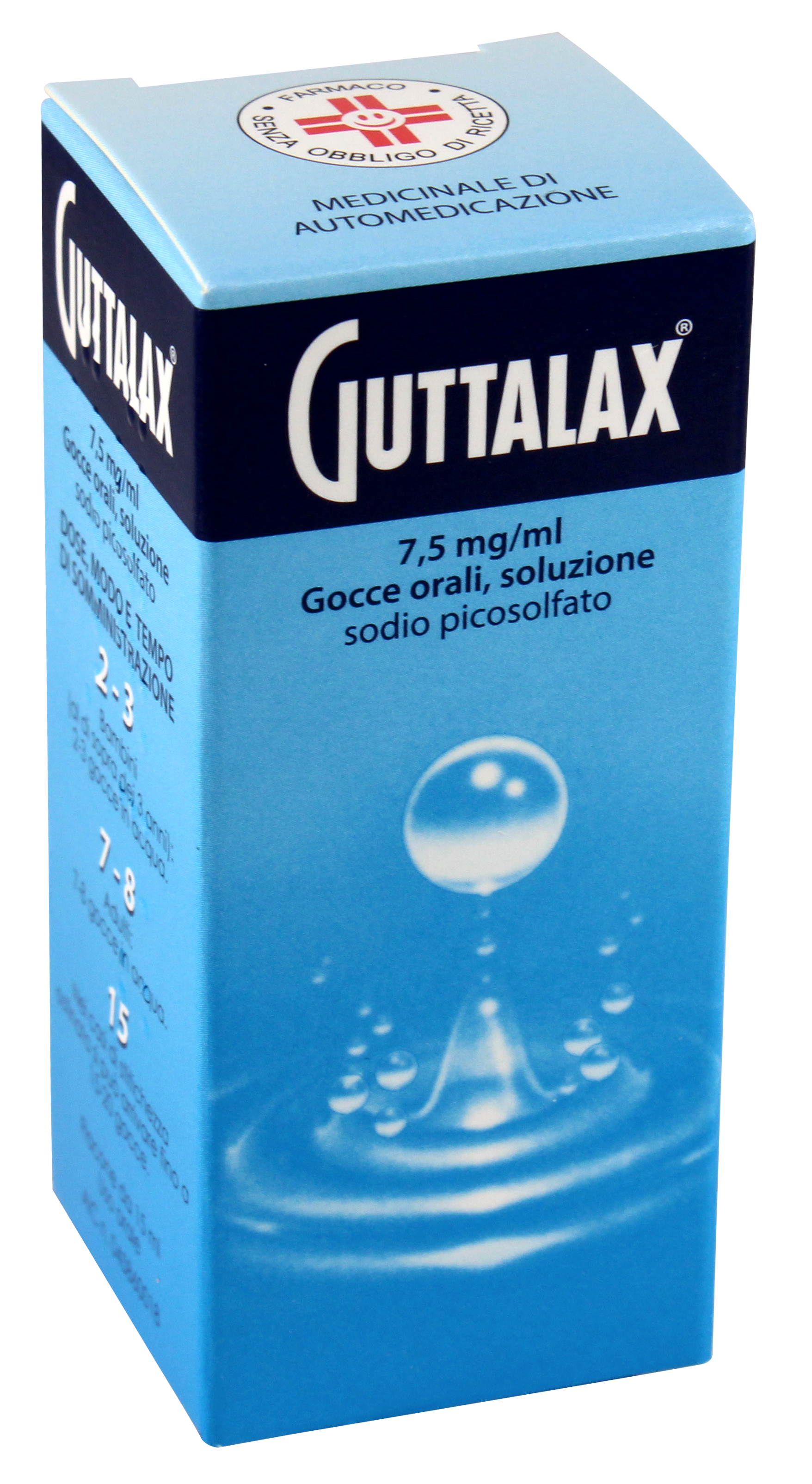 Guttalax 7,5 mg/ml gocce orali, soluzione  sodio picosolfato