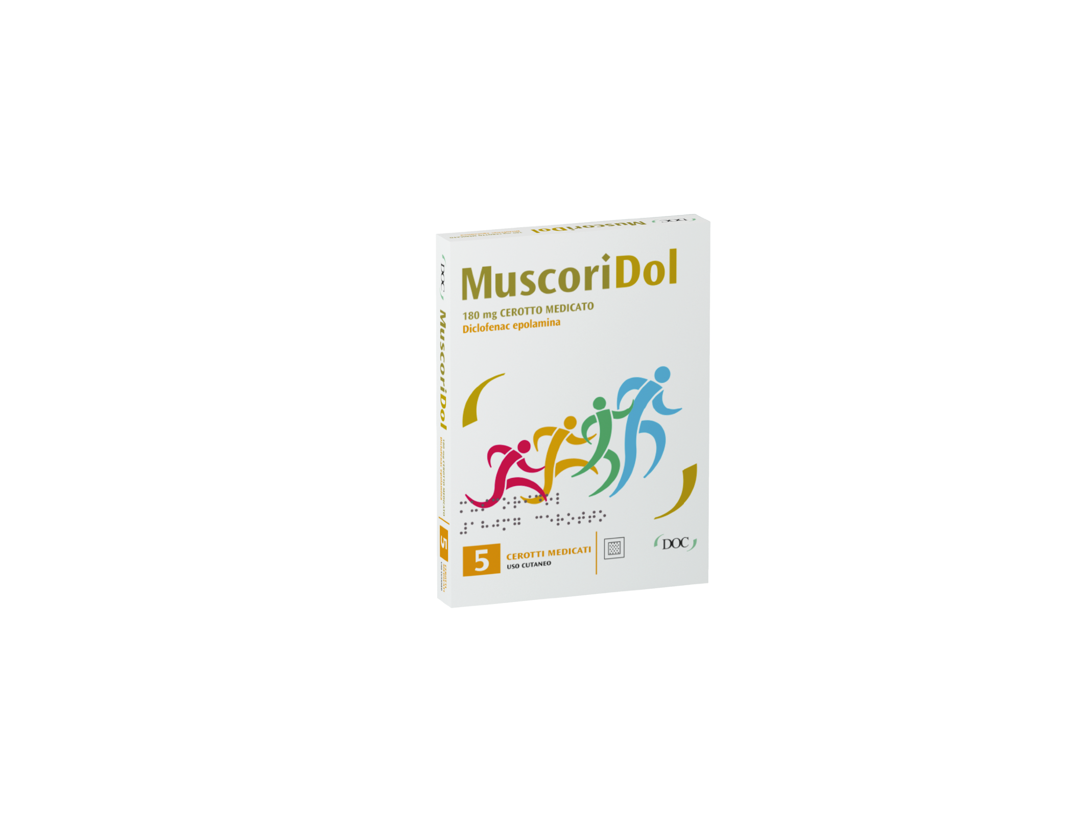 Muscoridol 180 mg cerotto medicato  diclofenac epolamina