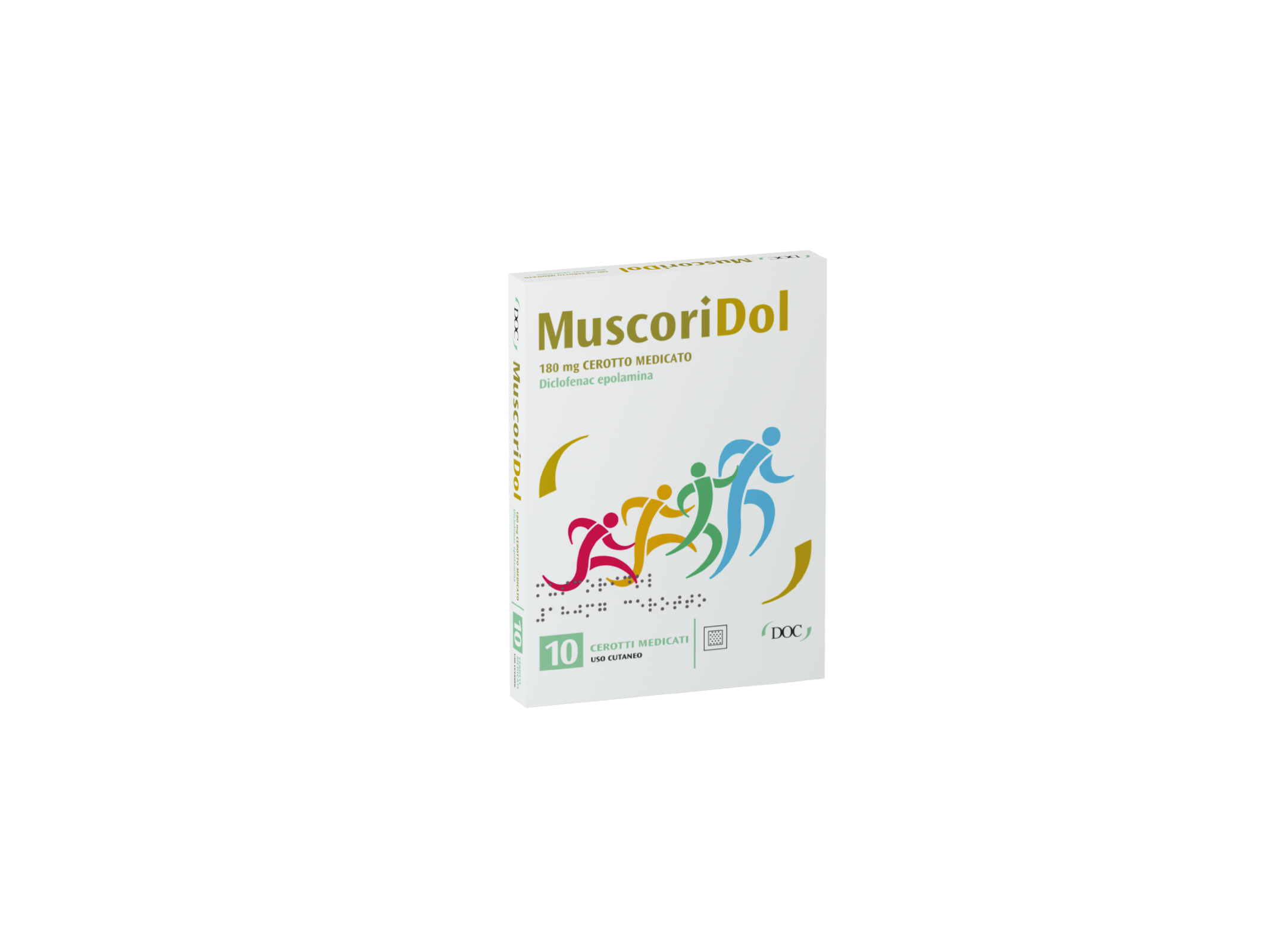 Muscoridol 180 mg cerotto medicato  diclofenac epolamina