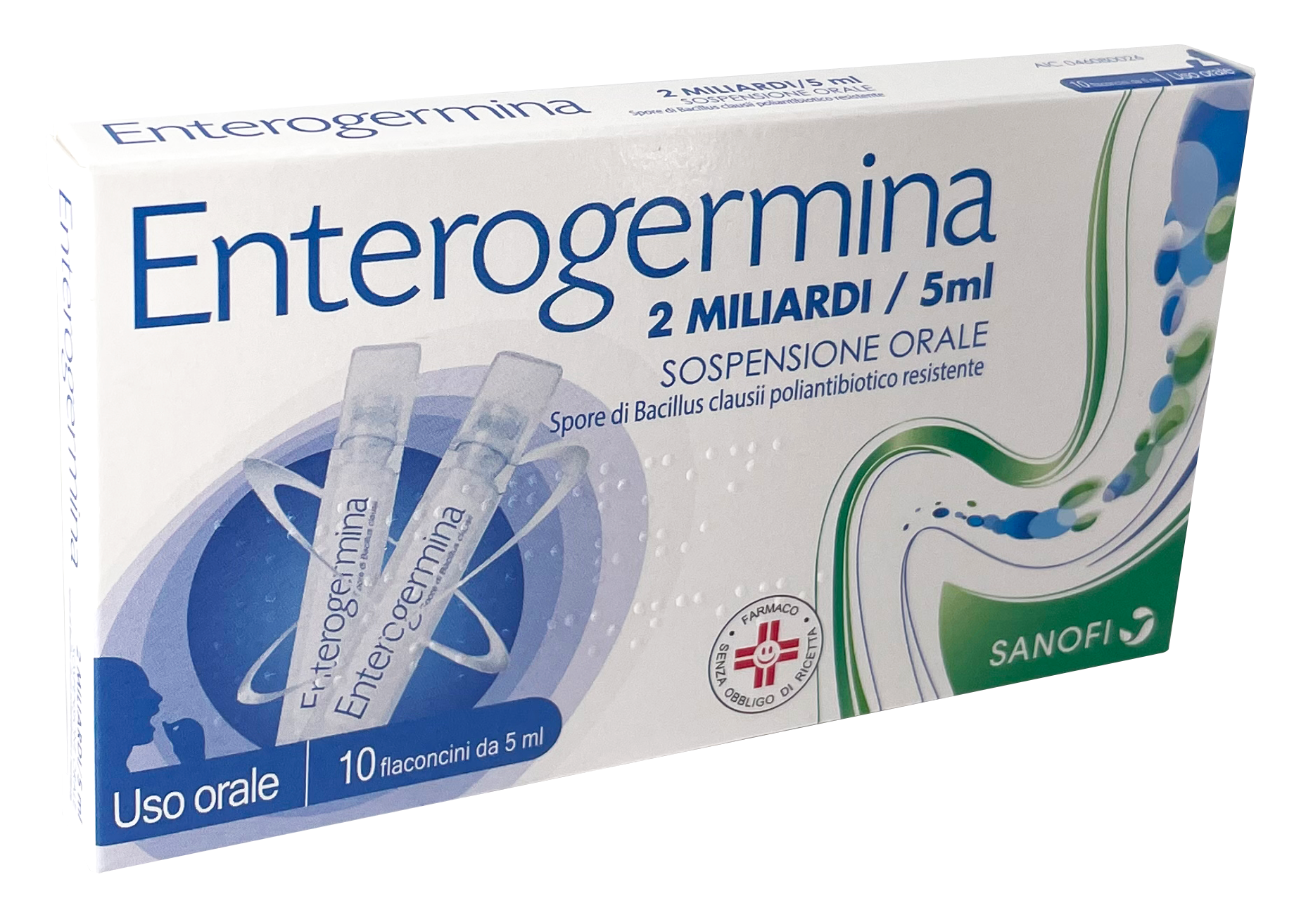 Enterogermina - 2 miliardi capsule rigide spore di bacillus clausii poliantibiotico resistente &ndash; uso orale