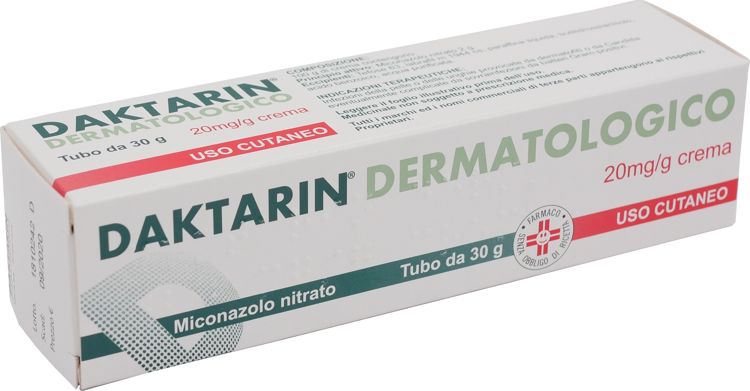 Daktarin dermatologico 20mg/g crema miconazolo nitrato