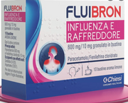 Fluibron influenza e raffreddore 600 mg/10 mg granulato in bustina  paracetamolo/fenilefrina cloridrato