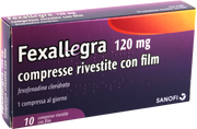 Fexallegra 120 mg compresse rivestite con film  fexofenadina cloridrato