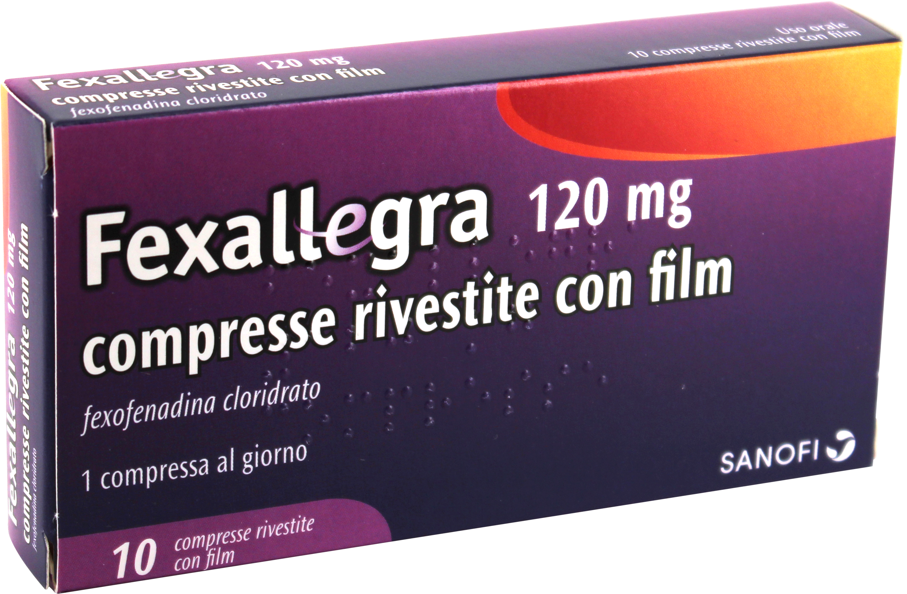 Fexallegra 120 mg compresse rivestite con film  fexofenadina cloridrato