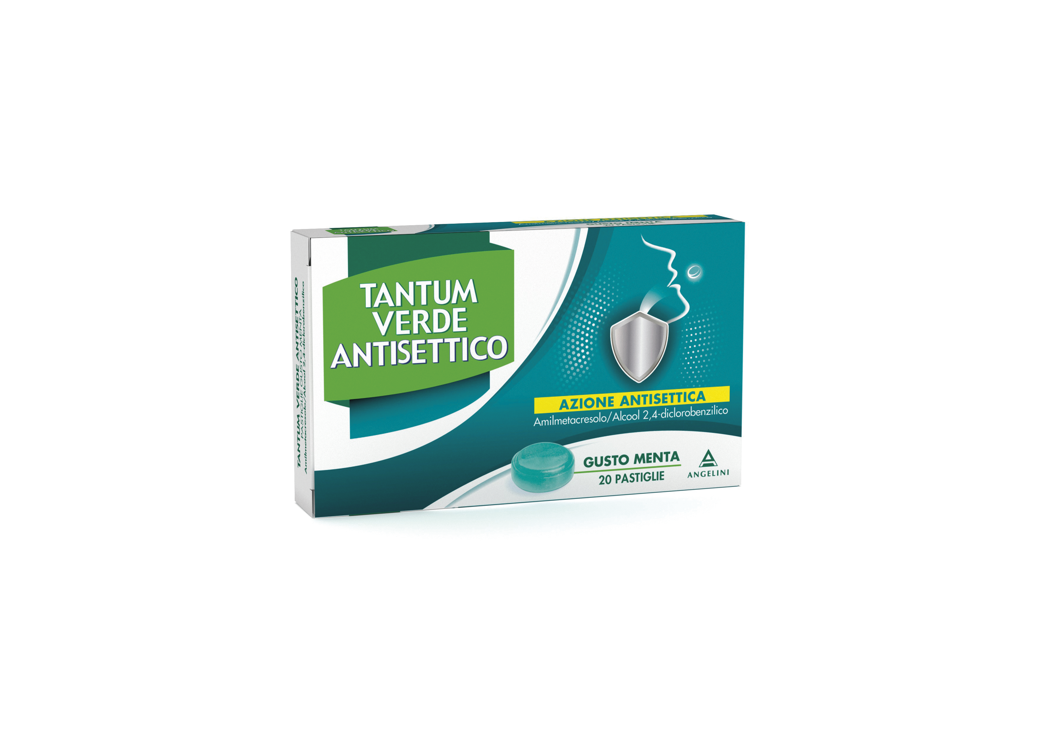 Tantum verde antisettico pastiglie gusto menta  medicinale equivalente