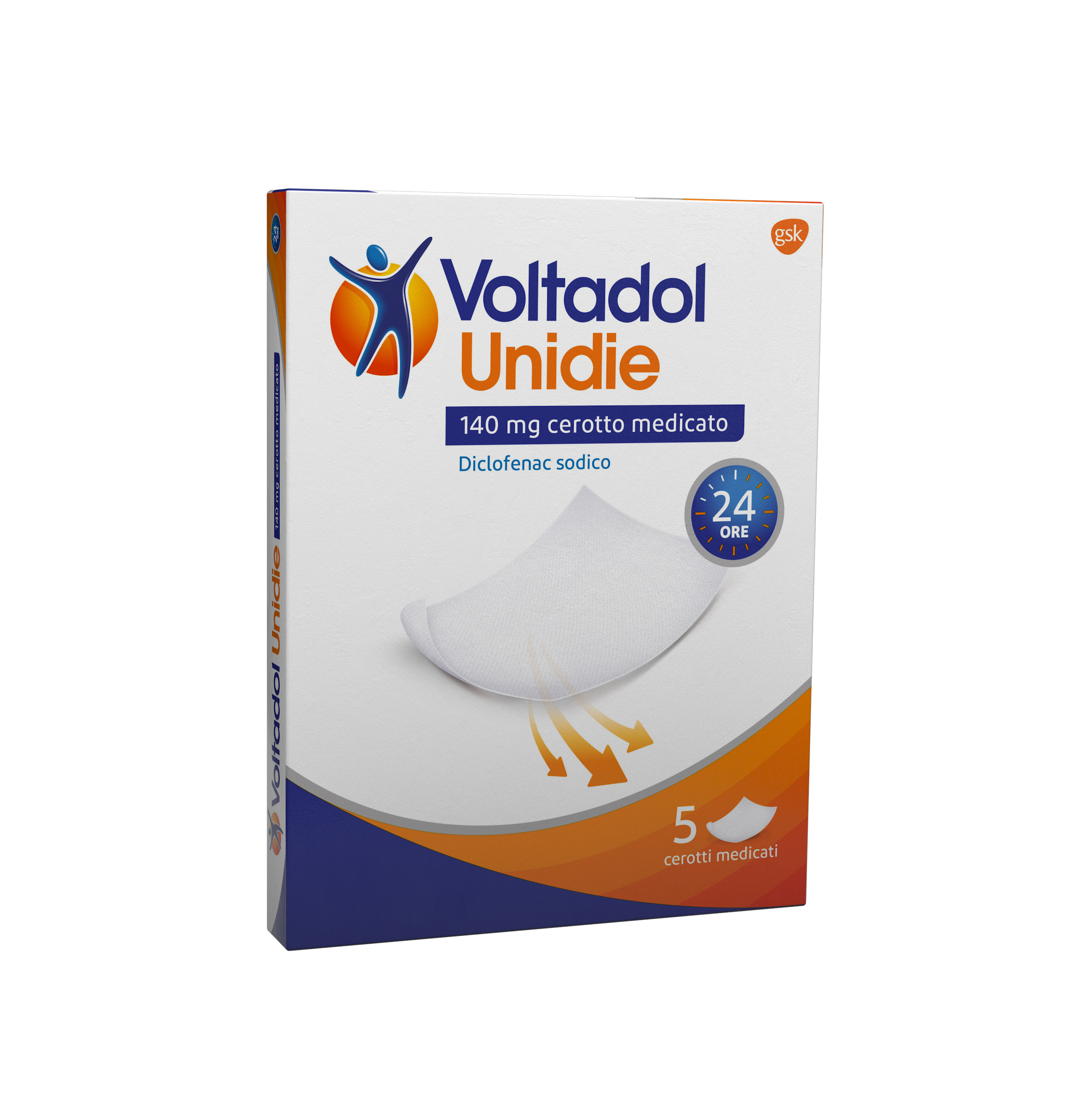 Voltadol unidie 140 mg cerotto medicato diclofenac sodico