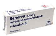 Benerva 300 mg compresse gastroresistenti tiamina cloridrato (vitamina b1)