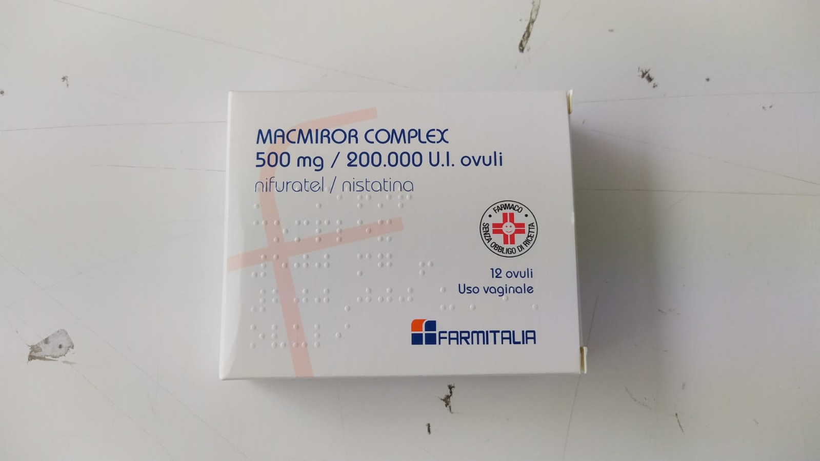 Macmiror complex   500 mg/200.000 u.i. ovuli vaginali   nifuratel e nistatina