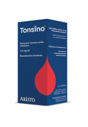 Tonsino 1,5 mg/ml spray per mucosa orale, soluzione  benzidamina cloridrato