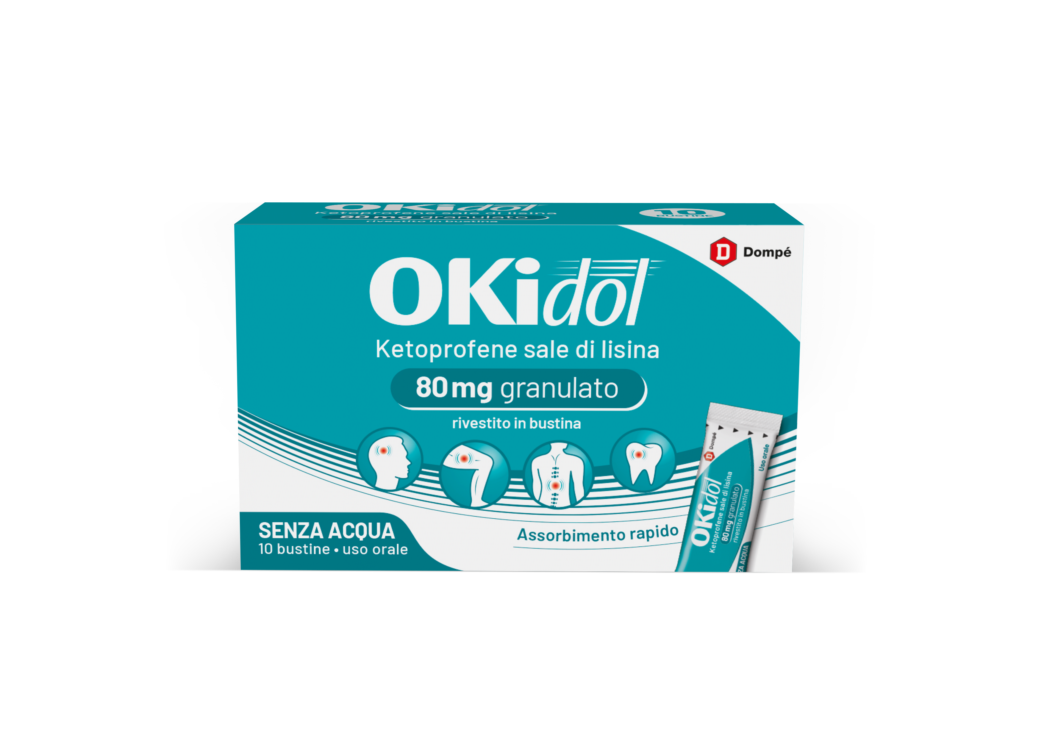 80 mg granulato rivestito in bustina 10 bustine in pe/al/pet