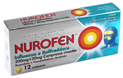 Nurofen influenza raff 200 mg + 30 mg 12 compresse rivestite