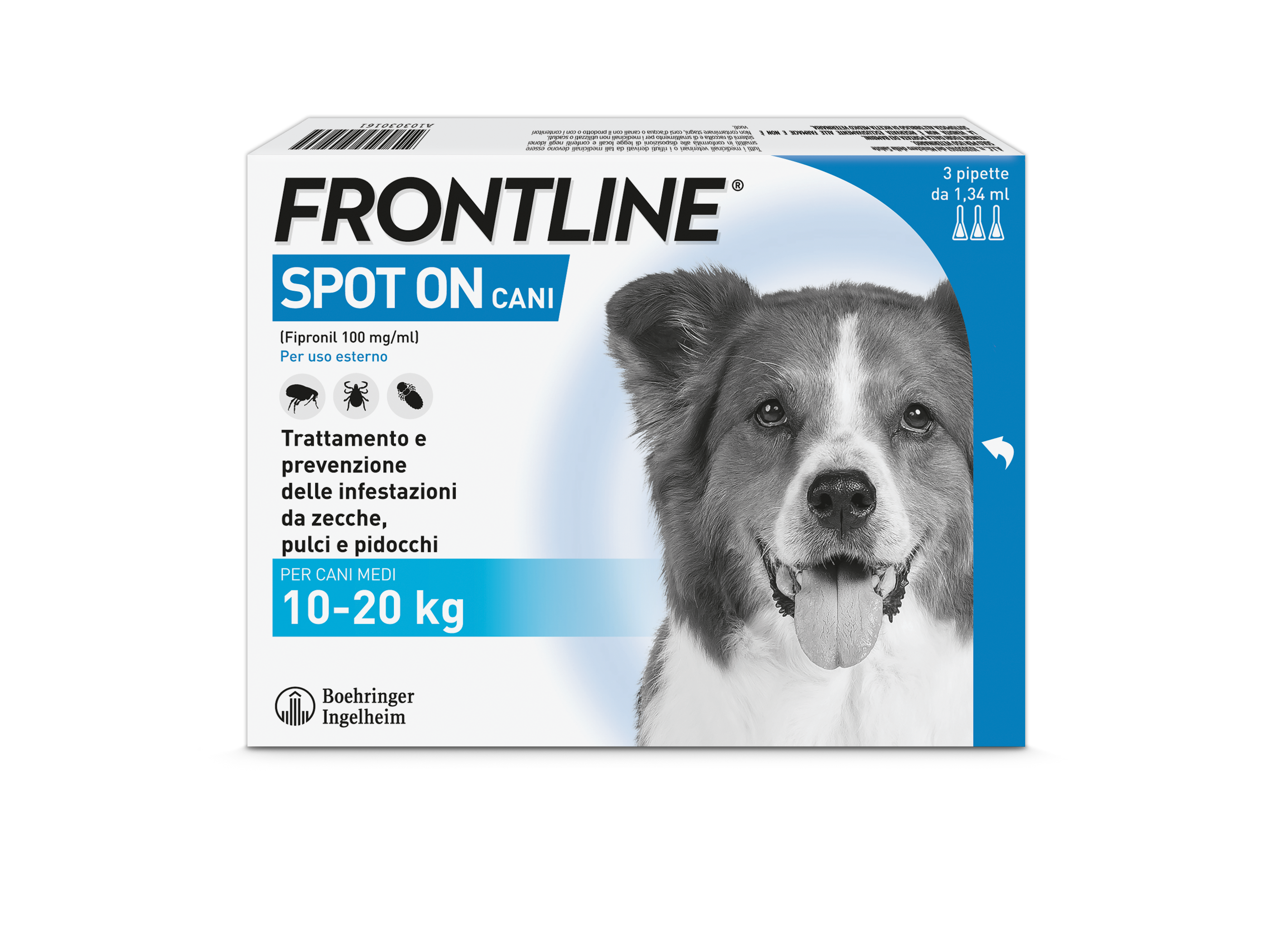 Frontline*3pip 10-20kg cani